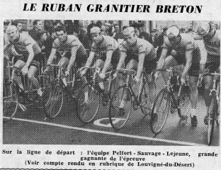 Equipe Ruban Granitiers Bretons 1968