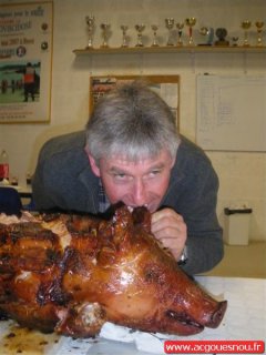 Roger et son cochon