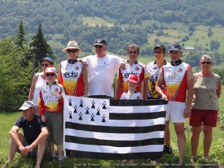 de g à dr: Sébastien, Marie-France, Quentin, Hélène,Dédé, Patrick Guillaume, Anne, Jean-Marc & Marie-France