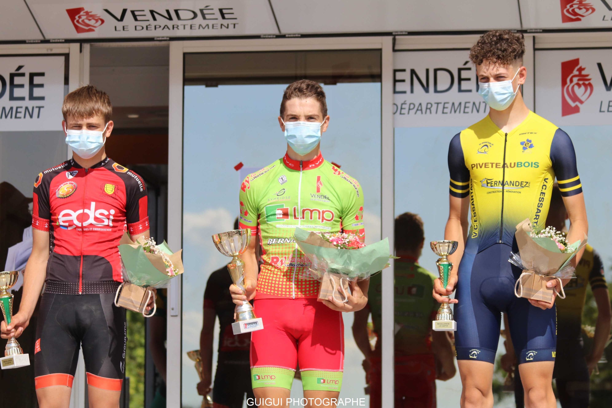 Maillot Cycliste Louis Garmeau – Challenge Thomas Voeckler – Vert, Taille M, Homme
